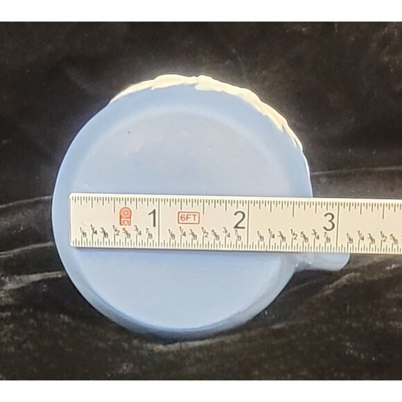 Vintage Powder Blue Wedgwood Jasperware Creamer Pitcher - Picture 12 of 15